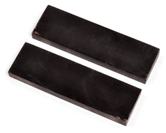 Texas Knifemakers Supply black water buffalo horn handle scales for custom knives with unique grain.