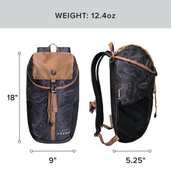 Tezos Juniper Daypack ultralight material reduces fatigue on long trips.