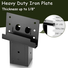 TFMUZERT 4x4 bracket angle tilt highlights optimal load distribution for steady platforms.