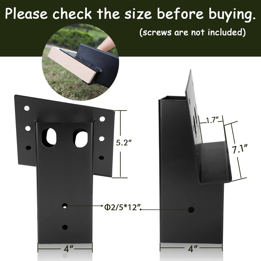 TFMUZERT deer stand bracket installation demonstrates 4x4 compatibility and stable connection points.
