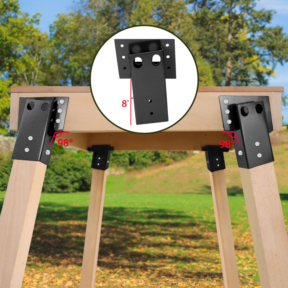 TFMUZERT hunting blind platform bracket pictured for elevated outdoor use.