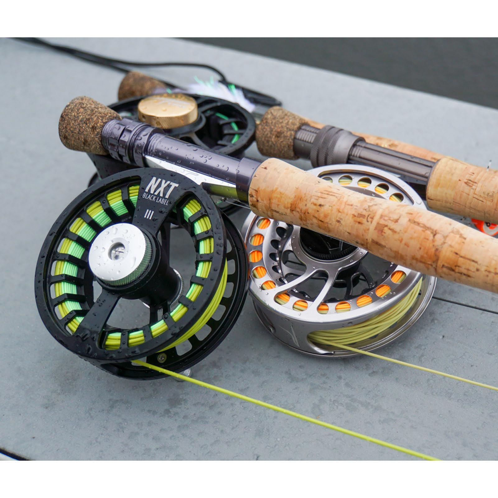 Easy LH/RH conversion feature on TFO NXT Black Label Reel III