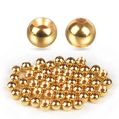 TG-DZURI tungsten beads cyclops gold 6.4mm improve sinking for deeper water.