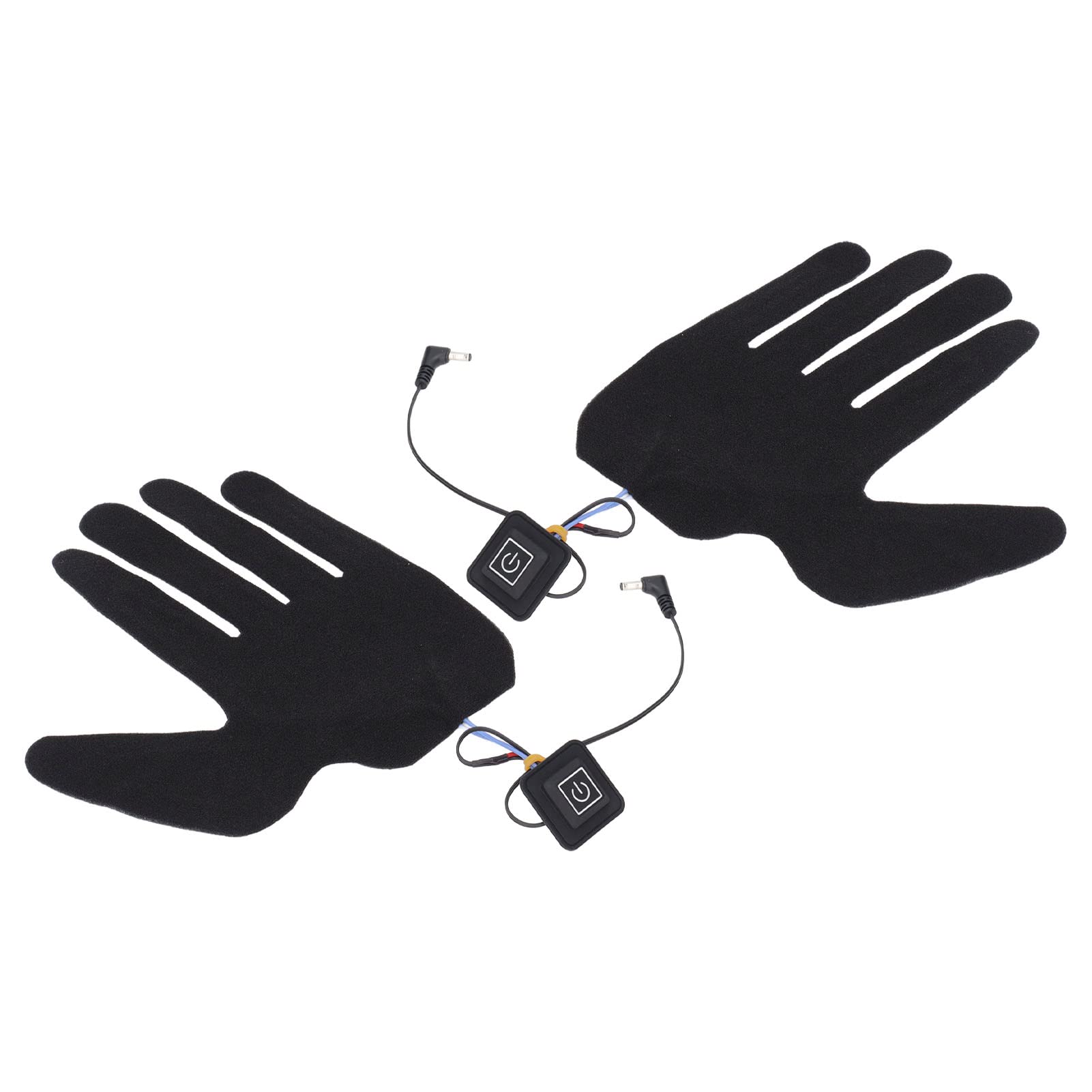 Tgoon USB heated gloves pad side view highlights slim profile for indoor and outdoor wear