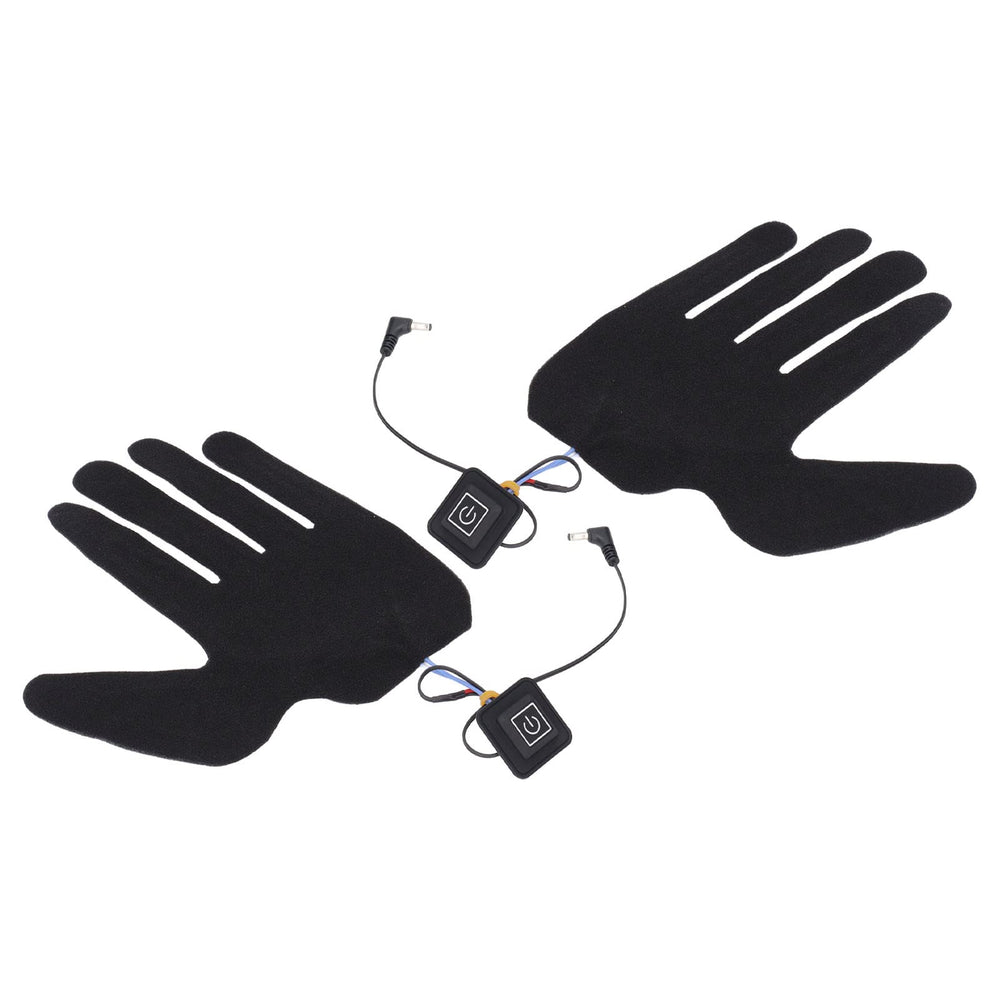 Tgoon USB heated gloves pad side view highlights slim profile for indoor and outdoor wear