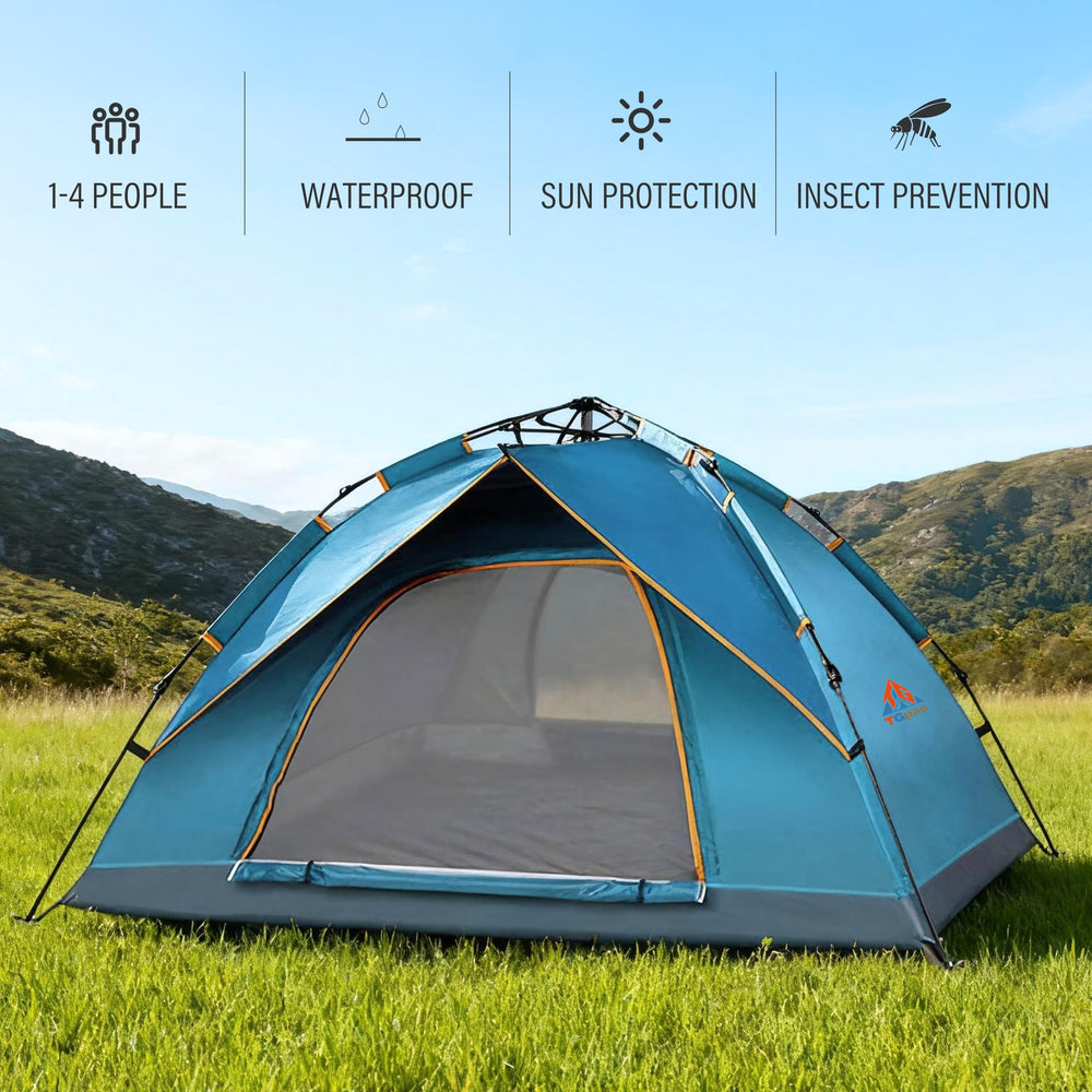 TGpao Camel Crown interior shows roomy four-person sleeping area
