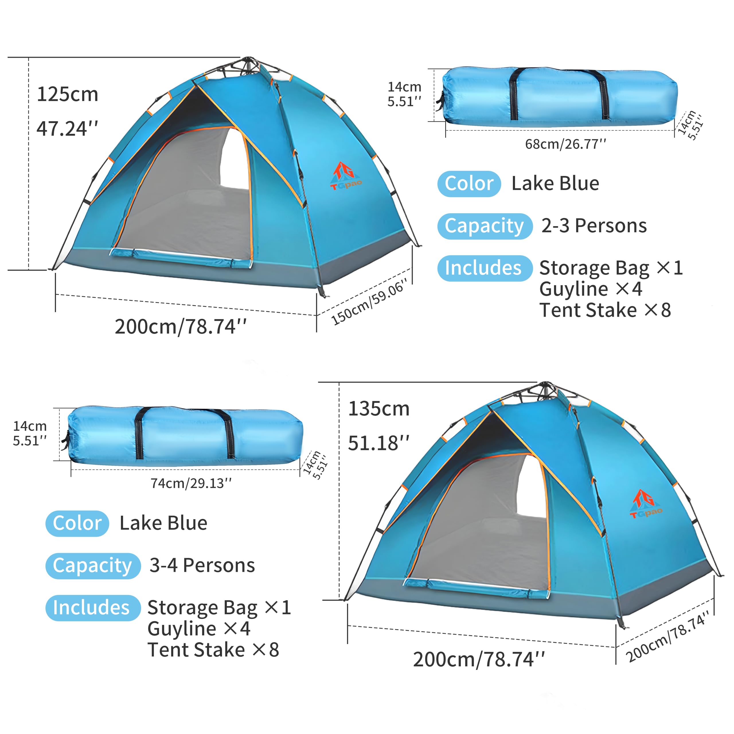 TGpao Camel Crown tent mesh walls provide ventilation and bug protection