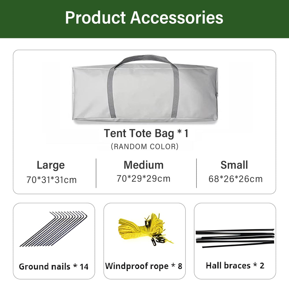 TGpao large-family-tent all-season use suitable for spring through winter adventures