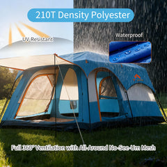 TGpao large-family-tent screened porch with bug-free airflow for evenings outdoors