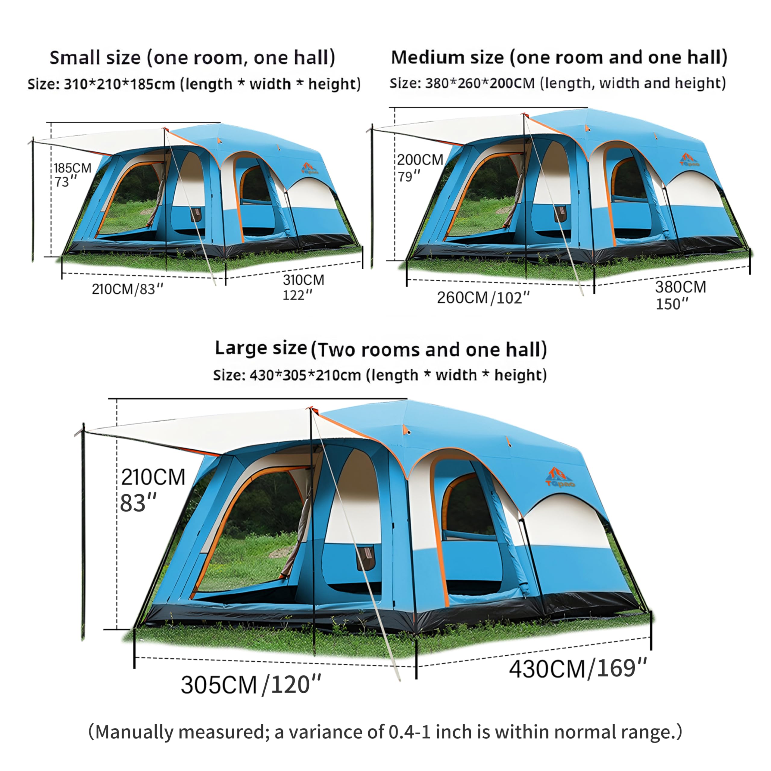 TGpao PVC-coated steel poles underscore sturdy frame and stable shelter.