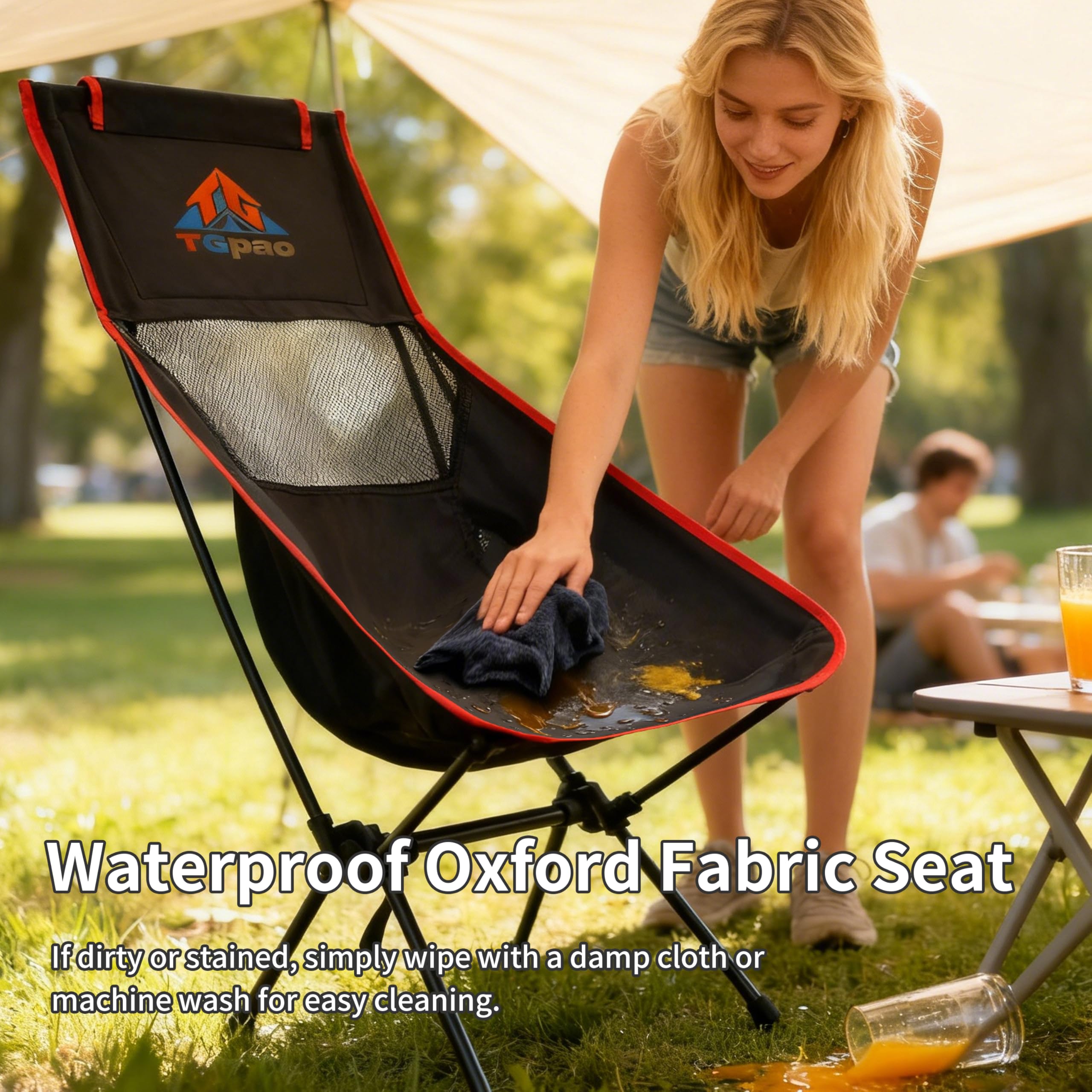 TGpao quick-fold and easy-clean design for outdoor use