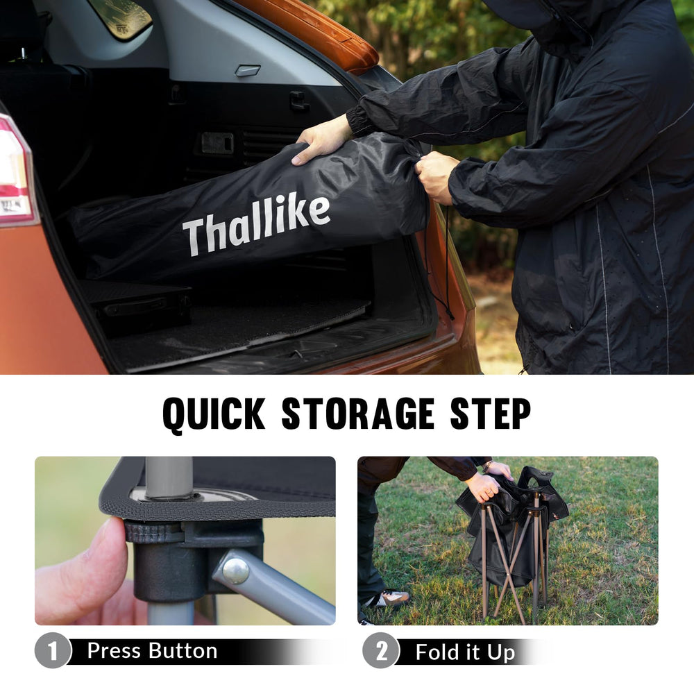 Thallike 600D Oxford cloth frame ensures durable outdoor use.
