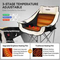 Thallike chair with built-in cup holder and side pocket for essentials at hand.