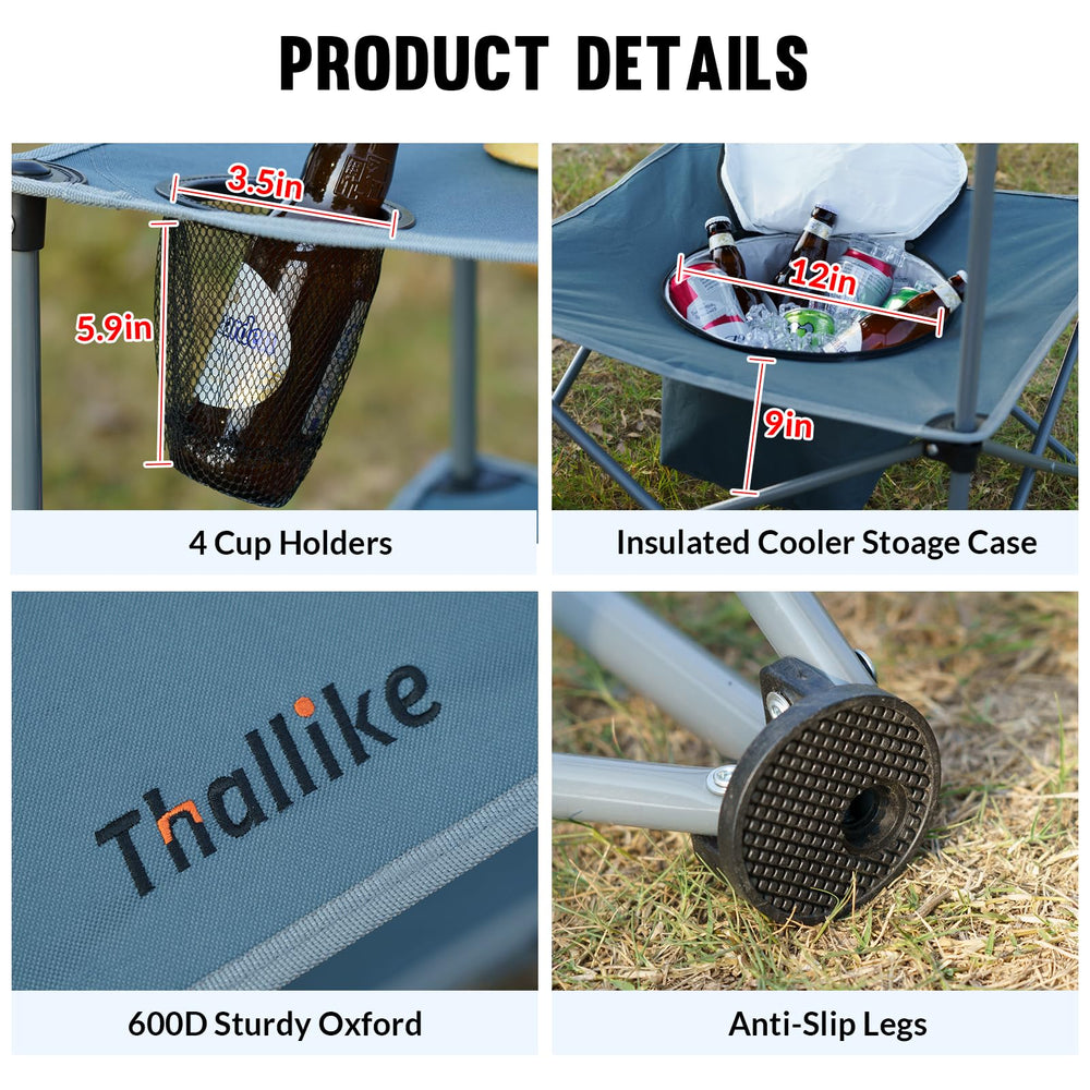 Thallike dual layer design provides top surface and cooler space