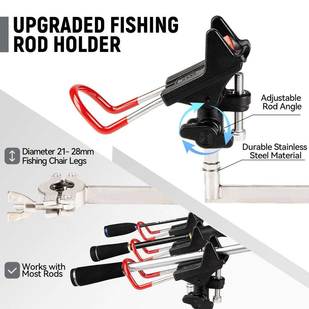 Thallike folding fishing chair folded compact for easy transport