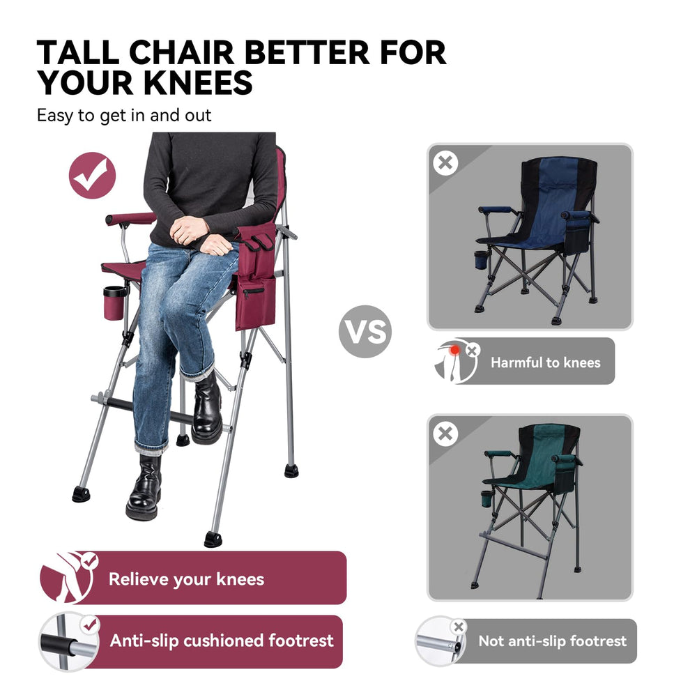 Thallike foldable directors chair storage bag photo highlights organized gear during shoots.