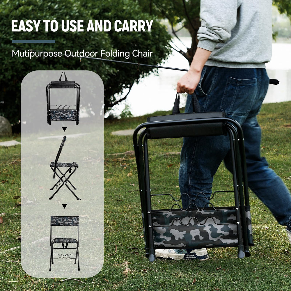 Thallike foldable design fits in car trunks for easy transport.