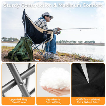 Thallike heated camping chair carry bag enables easy transport after sunset adventures.