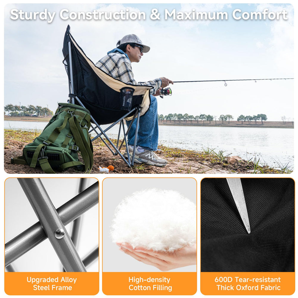 Thallike heated camping chair carry bag enables easy transport after sunset adventures.