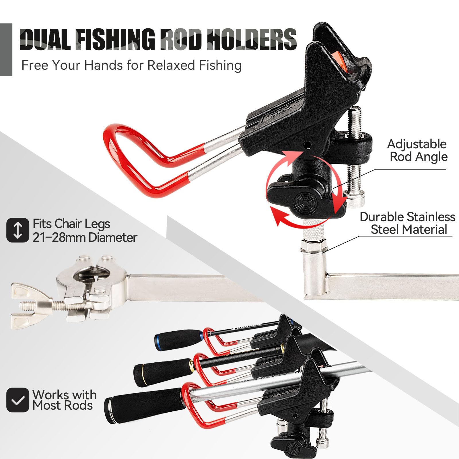 Thallike chair legs adjustable provide stability on uneven terrain.