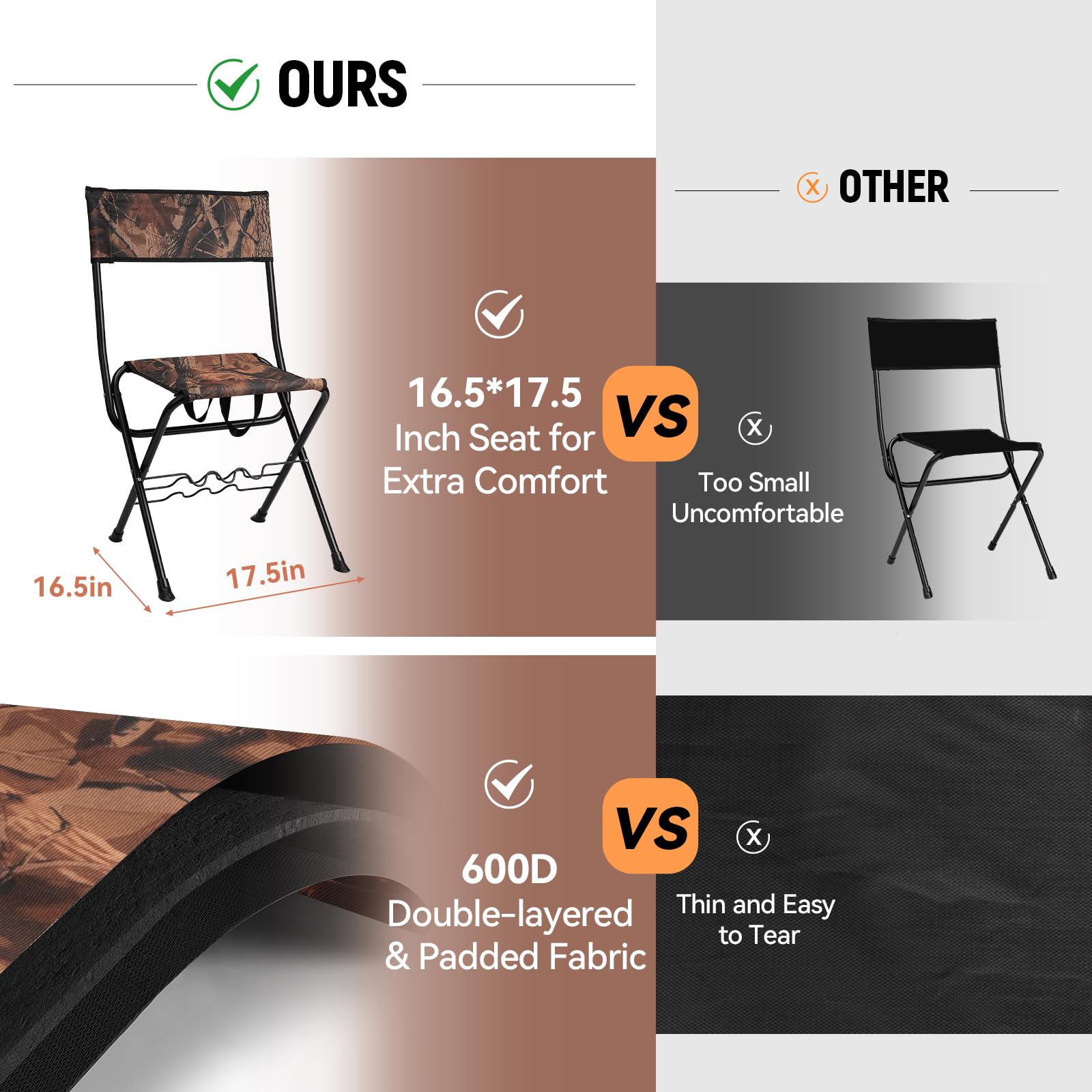 Thallike steel-frame chair provides durable support for long outdoor days