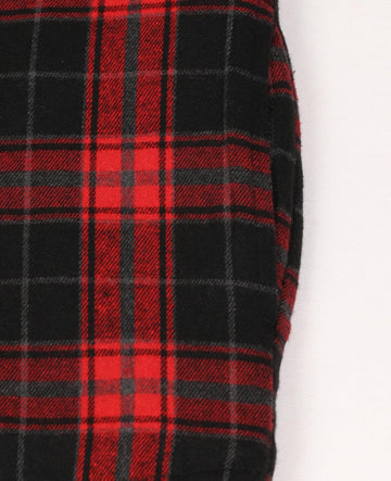 ThCreasa men's red hooded shacket, versatile casual and outdoor wear