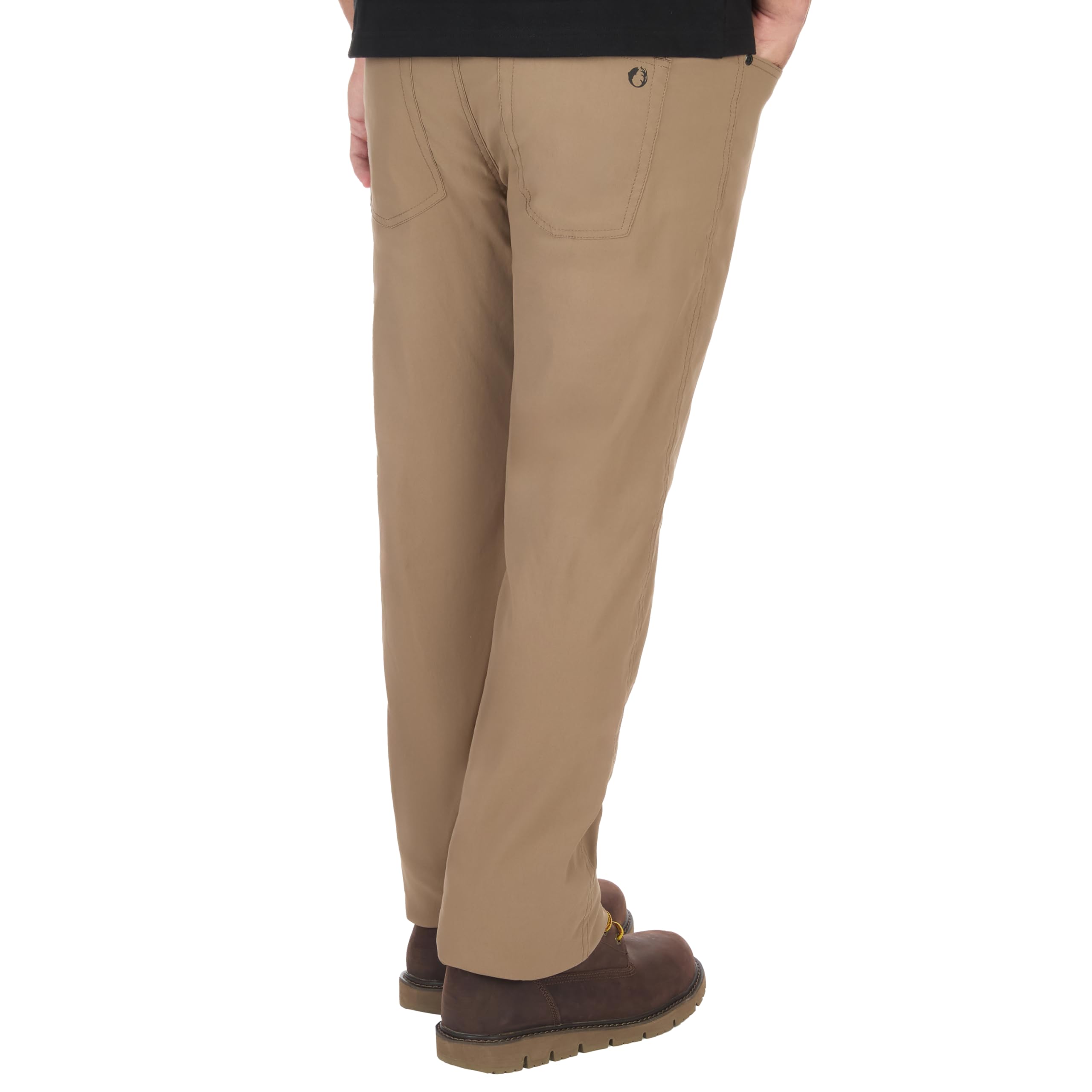 The American Outdoorsman all-season utility pants illustrate versatile wear from trail to town.
