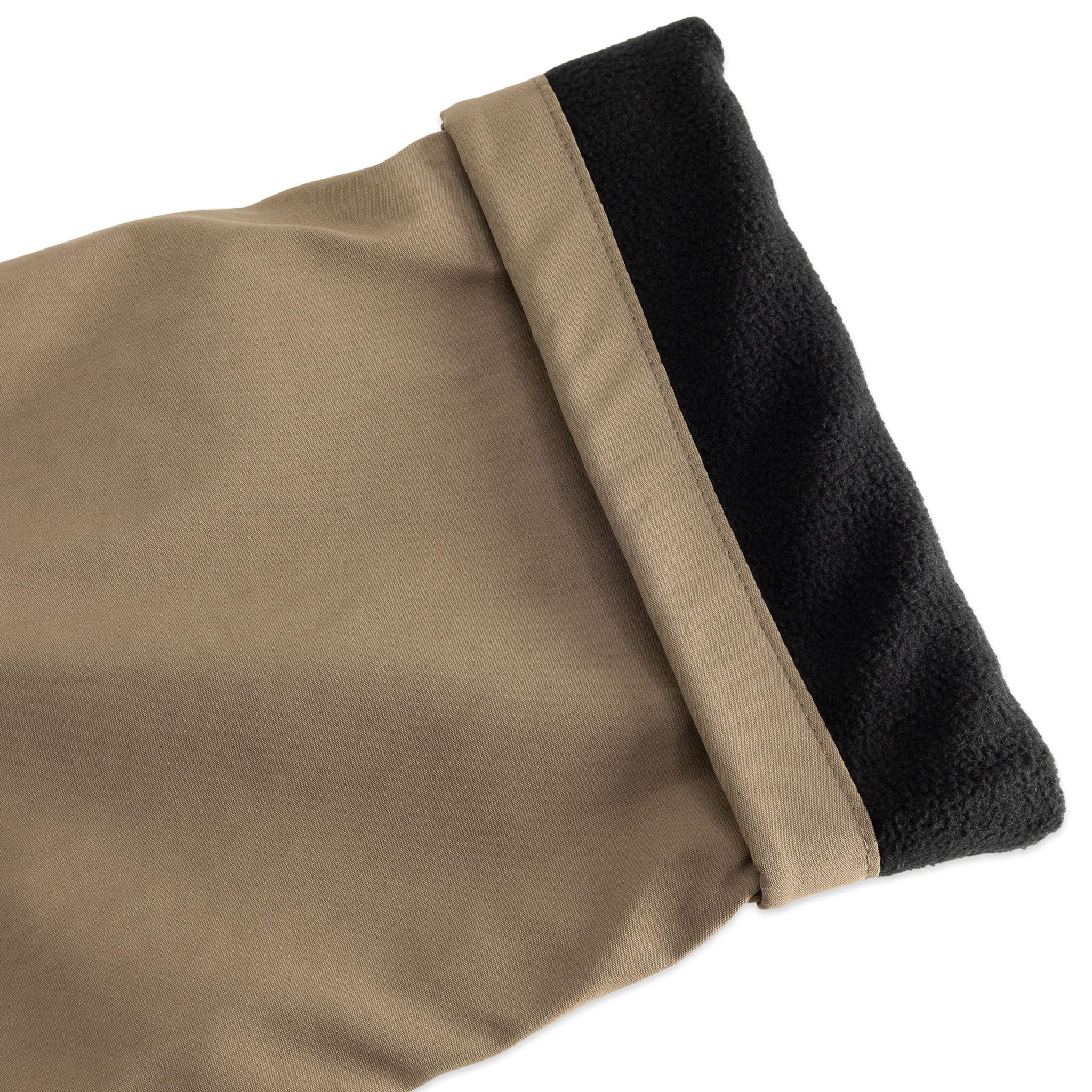 The American Outdoorsman fleece-lined warmth pants highlighting cozy insulation for cold-weather outings.