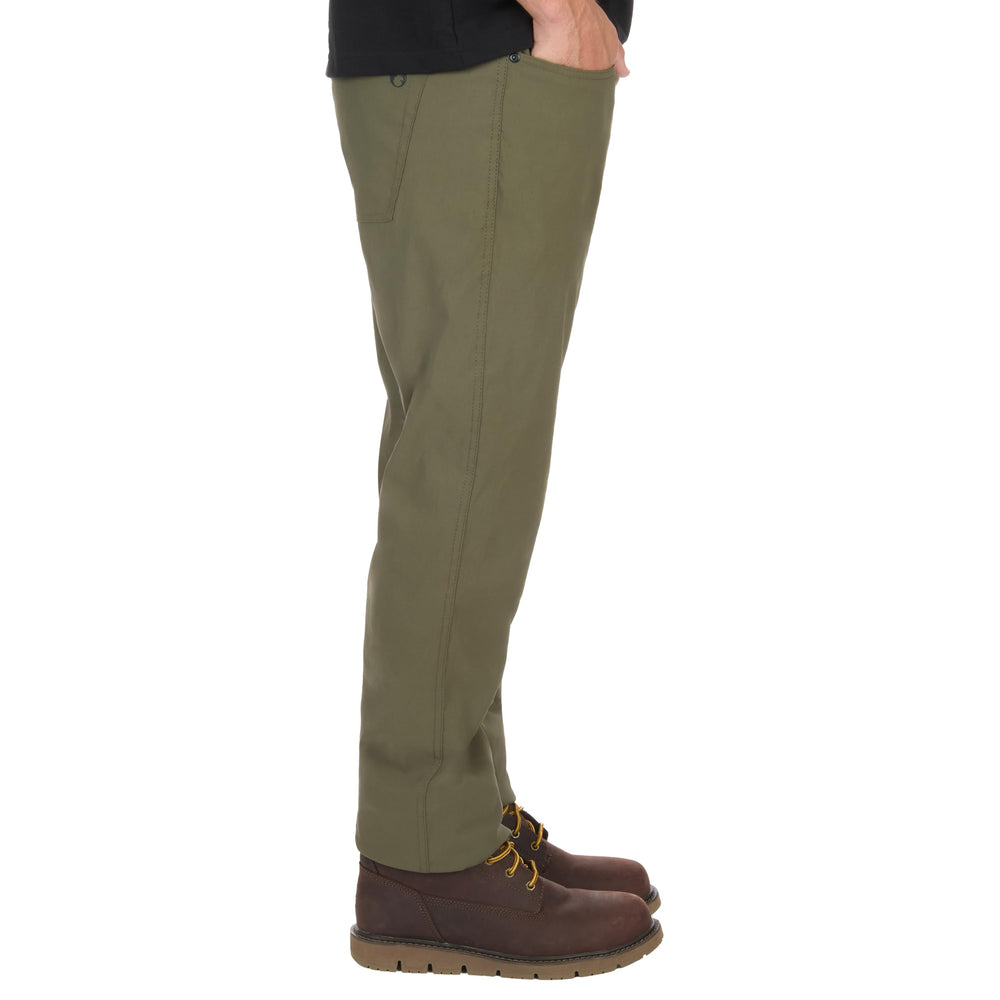 The American Outdoorsman five-pocket design offers secure storage on outdoor adventures.