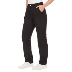 The American Outdoorsman women's elastic waistband hiking pants provide comfortable all-day fit.