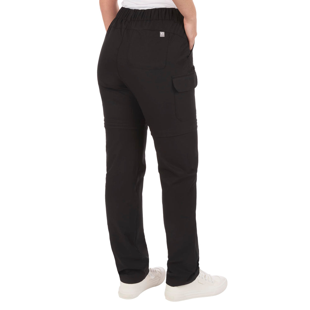 Five-pocket design keeps essentials secure and within reach on trails.