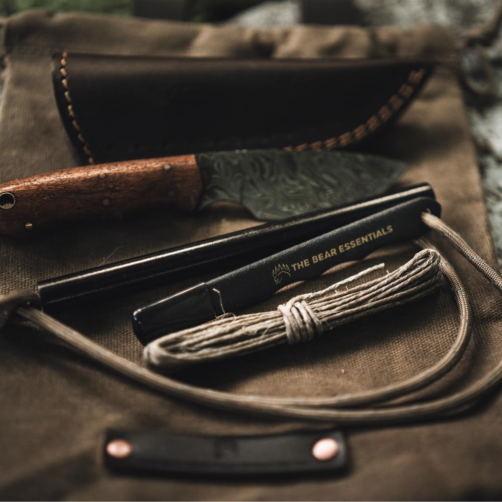 The Bear Essentials reflective paracord lanyard aids security and nighttime visibility.