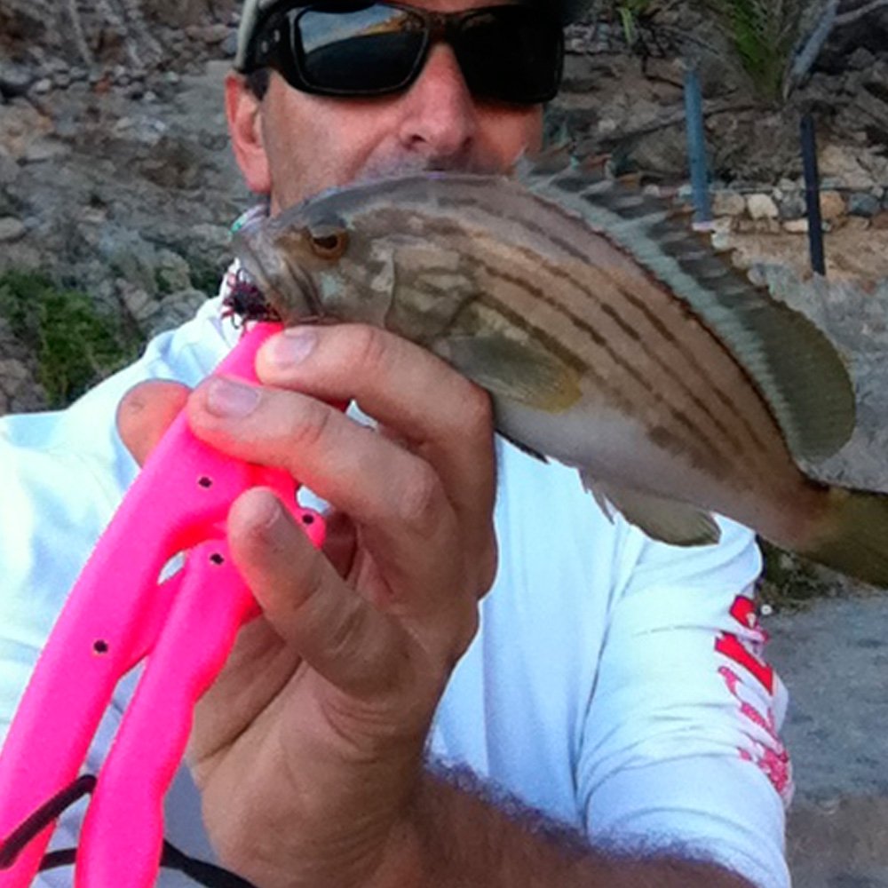The Fish Grip Jr. Pink product packaging highlights single-unit convenience for anglers