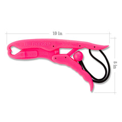 The Fish Grip PK demonstrates teeth-safe grip for handling sharp-toothed fish.