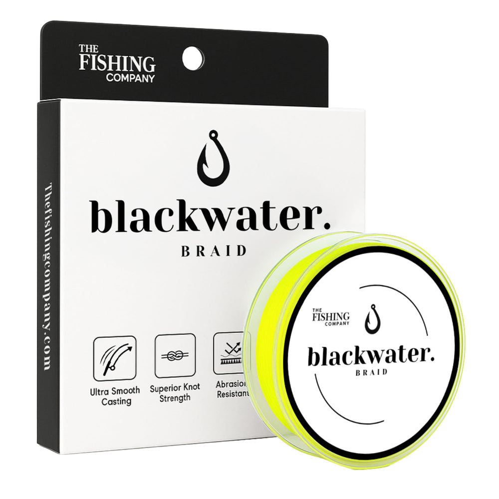 The Fishing Company Blackwater Braid 8X saltwater-ready handles offshore and inshore fishing.