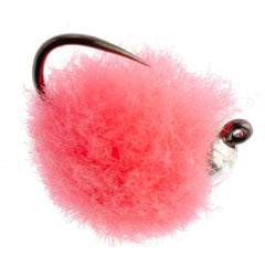 The Fly Fishing Place barbless Czech nymph jig close-up shows hookup efficiency.