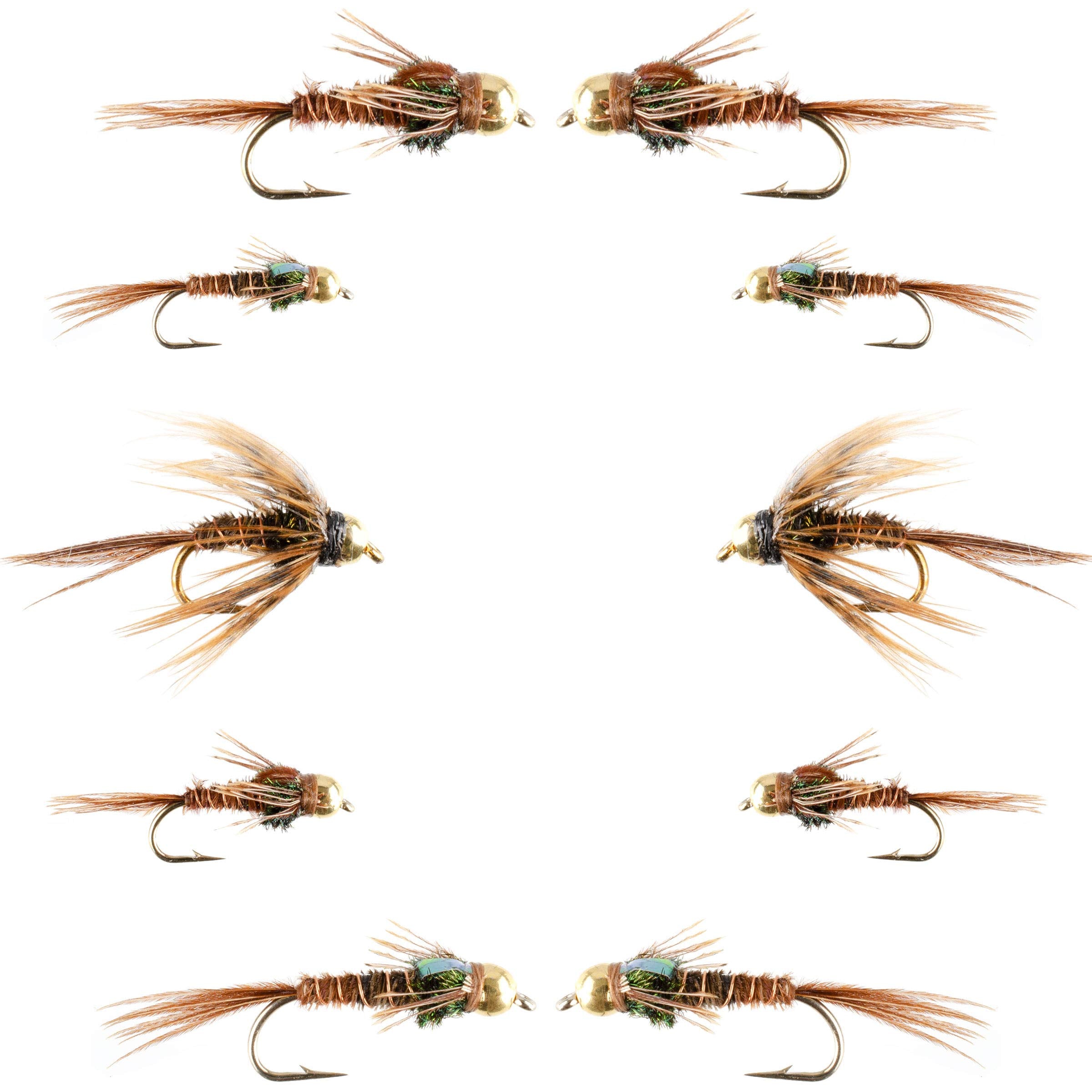 The Fly Fishing Place bead-head pheasant tail nymph close-up for trout