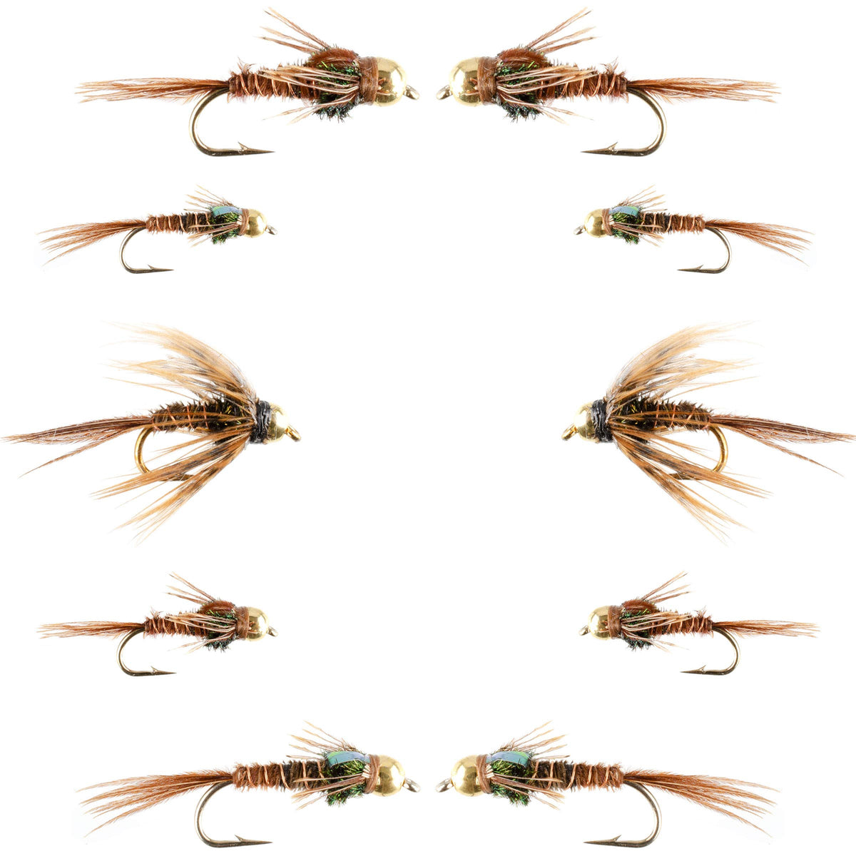 The Fly Fishing Place bead-head pheasant tail nymph close-up for trout