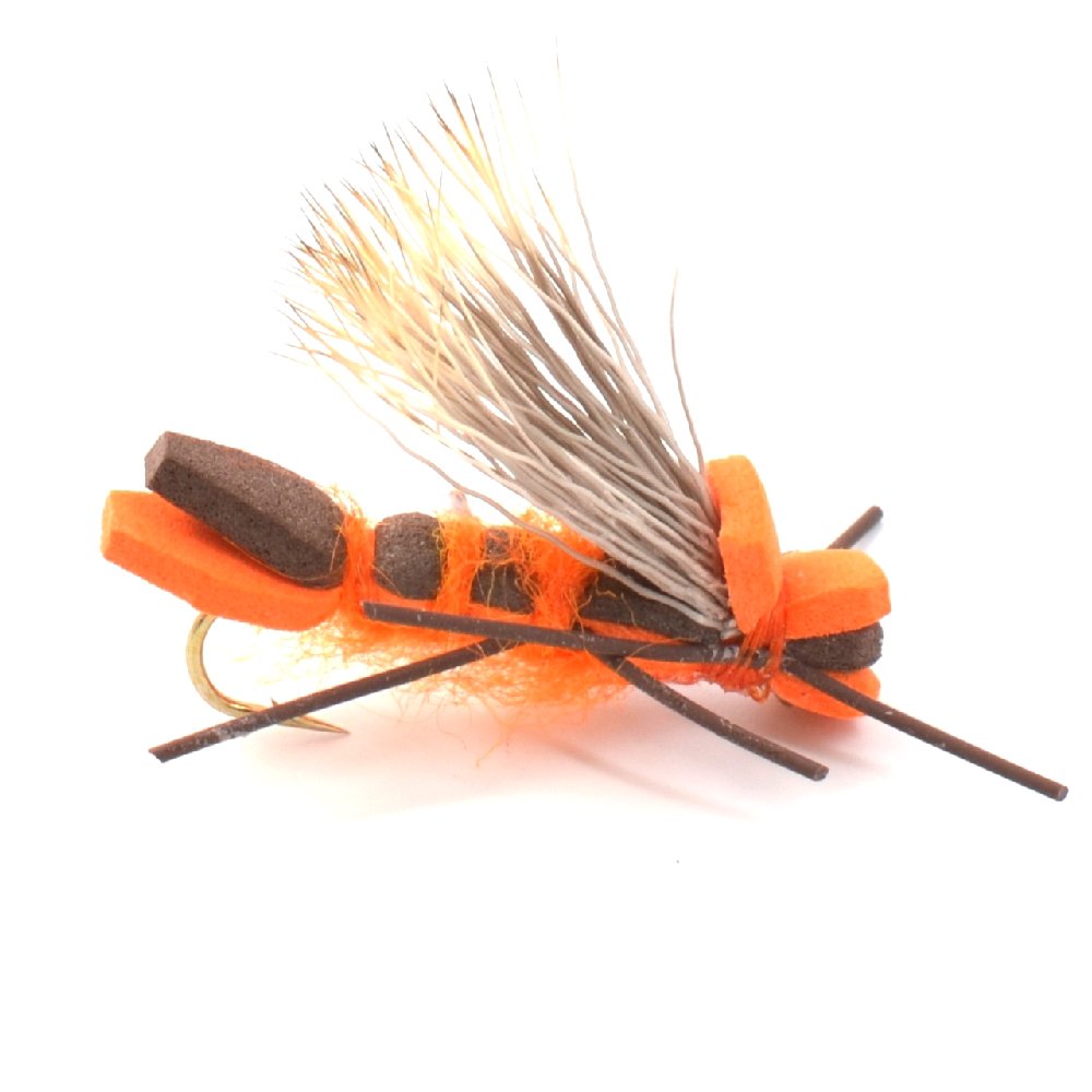 The Fly Fishing Place Grasshopper dry fly assembly versatile for varied conditions