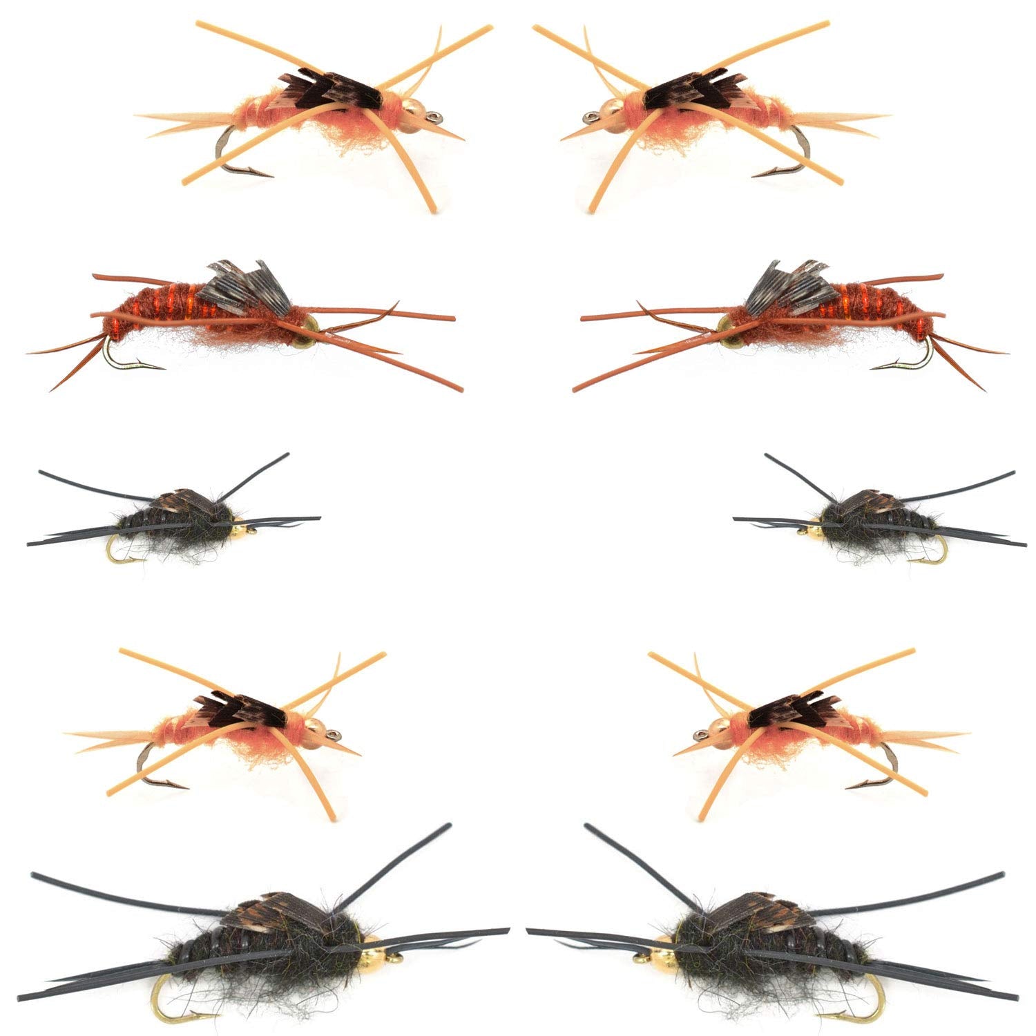 The Fly Fishing Place Kaufmann's Stonefly Nymph Bead Head for trout nymphing