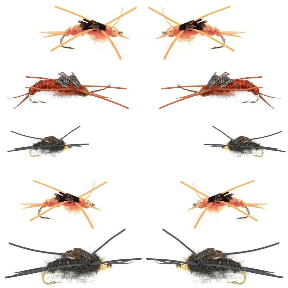 The Fly Fishing Place Kaufmann's Stonefly Nymph Bead Head for trout nymphing
