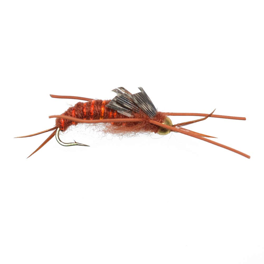 The Fly Fishing Place Three-color Stonefly Nymphs versatile for trout and panfish