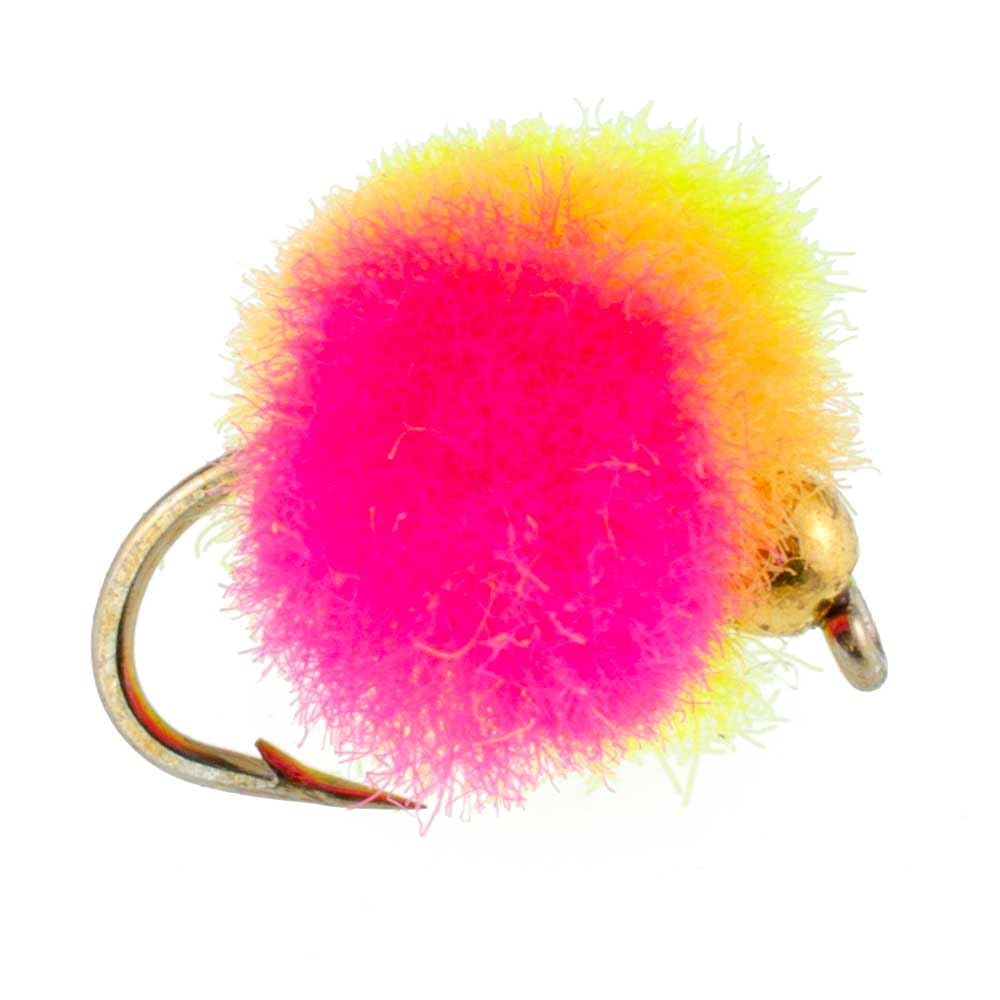 The Fly Fishing Place 2x stout TMC hook Glo Bug egg fly for durable presentations.