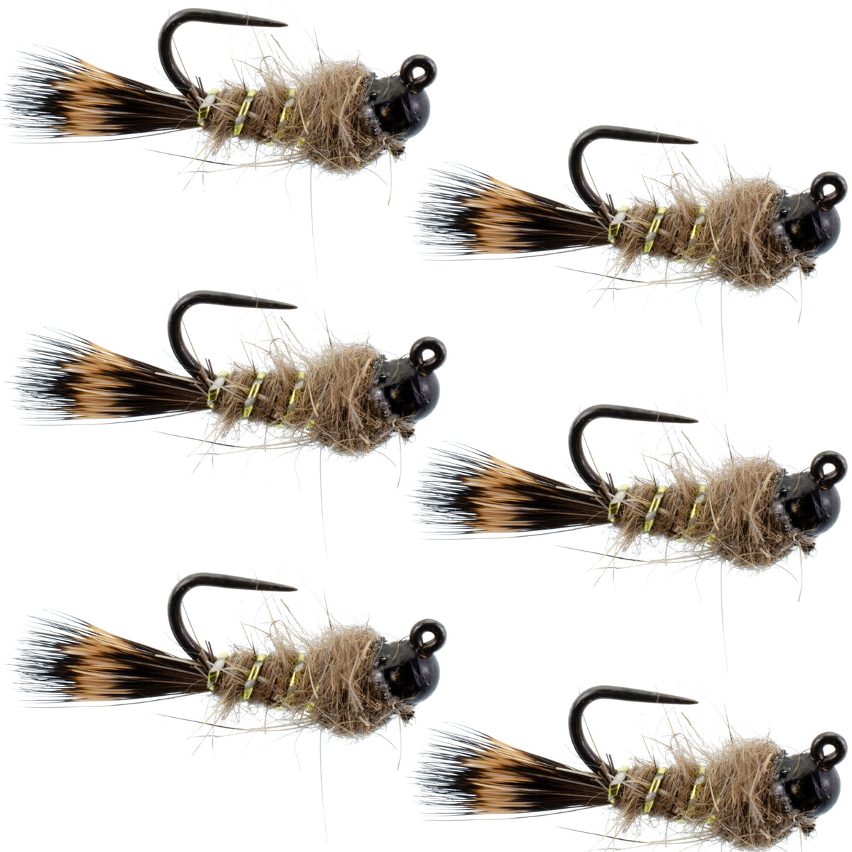 The Fly Fishing Place black tungsten bead hare's ear nymph for deep water