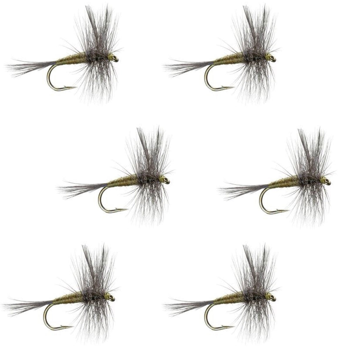 The Fly Fishing Place BWO classic dry fly set, size 20, ready for trout fishing.