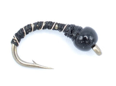 The Fly Fishing Place bwo midge beadhead on a hook showing pattern