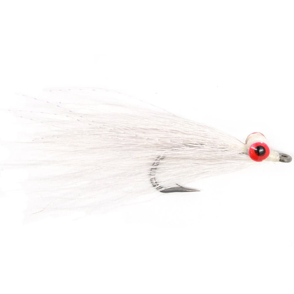 The Fly Fishing Place Clouser Deep Minnow aimed at striped bass and redfish
