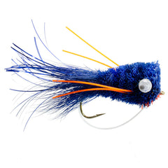 The Fly Fishing Place deer hair bass bug popper, side view, buoyant for bank popping.