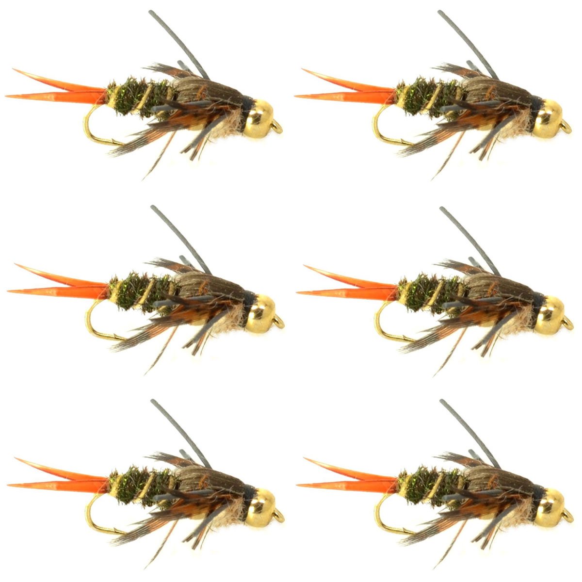 The Fly Fishing Place double bead twenty-incher nymph fly ideal for deep-water trout fishing.