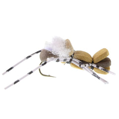 Fat Albert dry fly side view by The Fly Fishing Place, clear visibility